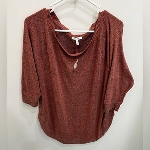 Maurice’s 3/4 length Women's Rust Sweater